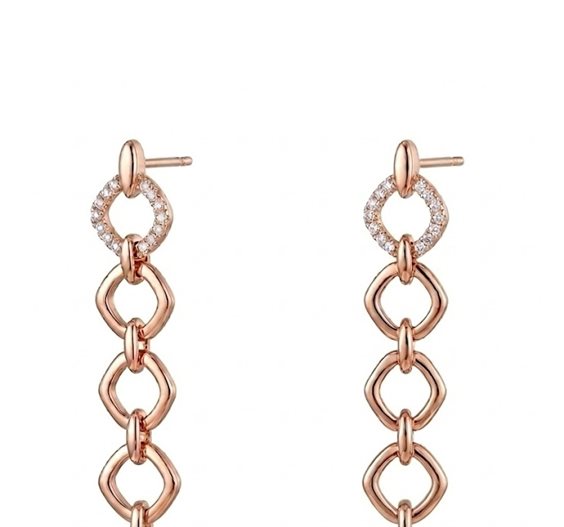 Orecchini Giorgio Visconti Donna in Oro rosa Diamante 0.09 Ct BX39759 - BX39759